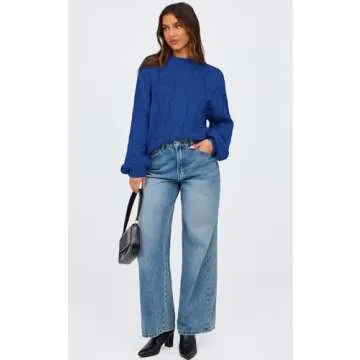 PRETTYGARDEN Women's Oversized Chunky Knit Sweater