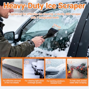 WeenthAvenue Extendable Snow Brush and Ice Scraper