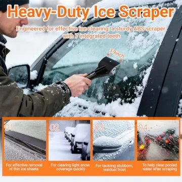 WeenthAvenue Extendable Snow Brush and Ice Scraper