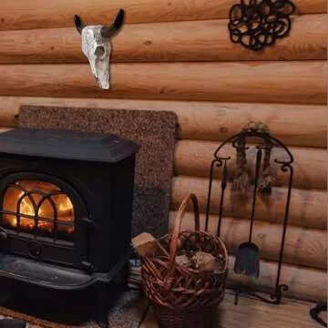 BestGiftEver Rustic Bull Head Wall Art for Home Decor