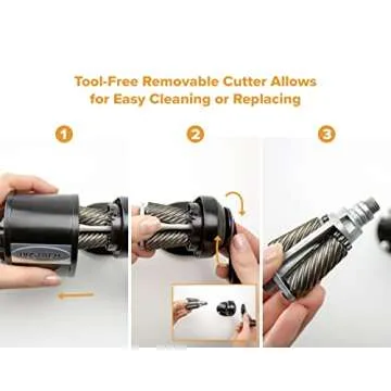 Bostitch Office Wall Mount Manual Pencil Sharpener, Tip Saver, 8 Hole Dial, 6X Longer Cutter Life, Vertical or Horizontal Mounting Black (MPS1-BLK)