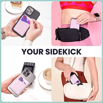 Premium Leather Phone Card Holder for Smartphones
