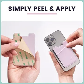 Premium Leather Phone Card Holder for Smartphones