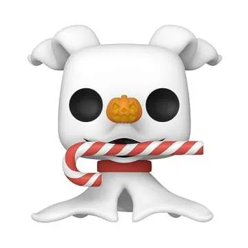 Funko POP! Disney: The Night Before Christmas 30th - Zero with Candycane - Disney: The Nightmare Before Christmas - Collectable Vinyl Figure - Gift Idea - Official Merchandise - for Kids & Adults