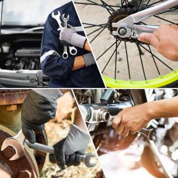 Egofine 18pc Ratcheting Wrench Set for Easy Repairs