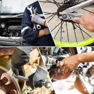 Egofine 18pc Ratcheting Wrench Set for Easy Repairs