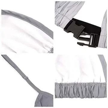 Mocure Holographic Metallic Crop Top for Women