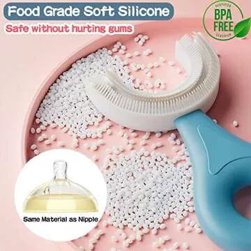 YOTEE U-Shaped Toothbrush for Kids - Fun & Effective