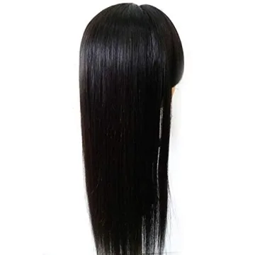 9A Brazilian Lace Front Wig Glueless With Bang 16inch
