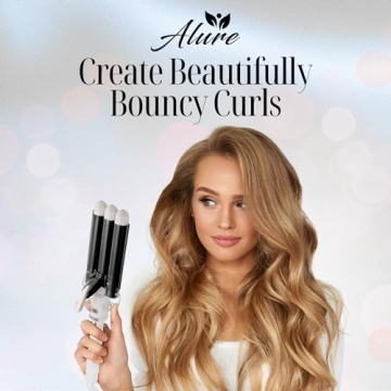 Alure 3-Barrel Curling Iron for Perfect Waves and Curls