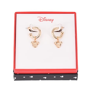 Charming Disney Mickey Mouse Earrings in Gift Box