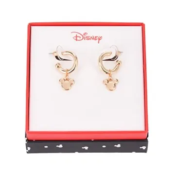 Charming Disney Mickey Mouse Earrings in Gift Box