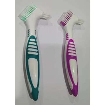 Gus Craft 2-Pack Denture Cleaning Brush Set for Effective Care