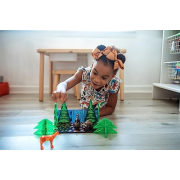 MAGNA-TILES Forest Animals 25-Piece Magnetic Construction Set
