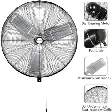 BILT HARD 30 in. High Velocity Wall Fan for All Spaces