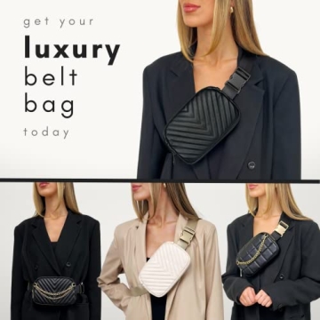 Luxury Chain Belt Bag | Fashionable Crossbody Fanny Pack for Women