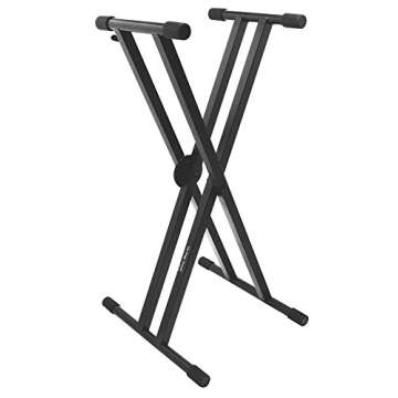 OnStage KS7291 Pro Double X Keyboard Stand