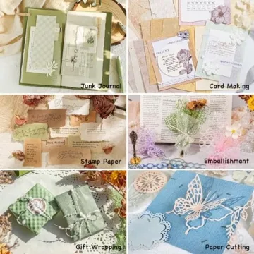 96 Sheets Textured Paper Set for Scrapbooking and Crafts