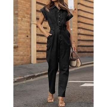 Stylish Denim Jumpsuit with Pockets for Every Occasion