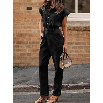 Stylish Denim Jumpsuit with Pockets for Every Occasion