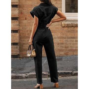 Stylish Denim Jumpsuit with Pockets for Every Occasion