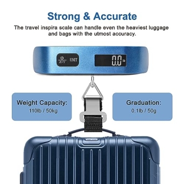 Travel Inspira Luggage Scale, Accurate and Portable