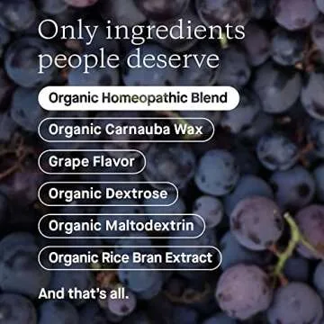 Genexa Leg Cramps Relief | Foot Cramp Defense, Joint Pain & Stiffness, Soreness & Swelling | Soothing Organic Grape Flavor | Vegan & Non-GMO | Homeopathic Remedy Made Clean | 100 Chewable Tablets