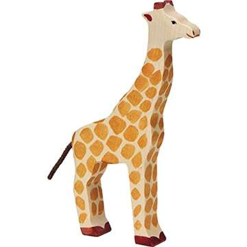 Holztiger Giraffe Toy Figure