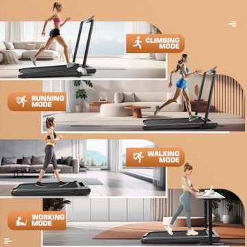 ANCHEER Treadmills: Compact  foldable with LED Screen