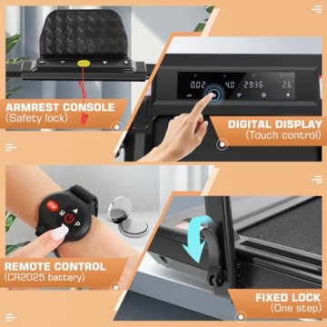 ANCHEER Treadmills: Compact  foldable with LED Screen