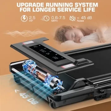 ANCHEER Treadmills: Compact  foldable with LED Screen