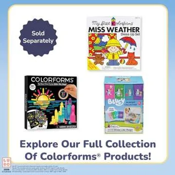 Colorforms Bluey Set - Repositionable Pieces Stick Like Magic - Scenes and Pieces from The Show Bluey for Storytelling Imaginative Play - Ages 3+