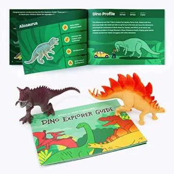 Boley Dinosaur Toys Set with Educational Guide for Kids