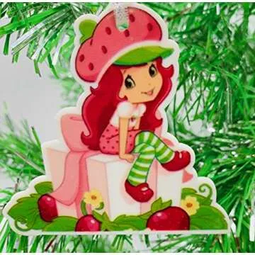 Strawberry Shortcake Mini Ornaments Set for Christmas