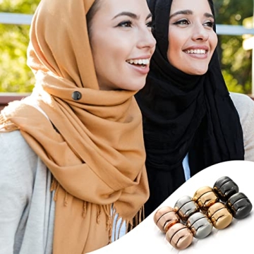 Versatile Magnetic Hijab Pins for Women - Chic & Strong