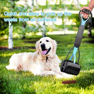 PPOGOO Pooper Scooper for Easy Dog Waste Cleanup