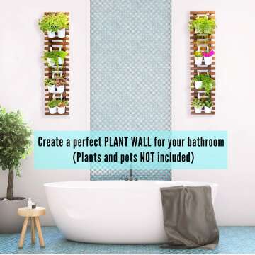 ShopLaLa Wall Planters - 2 Pack for Vertical Gardens