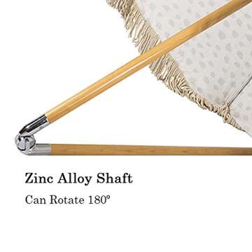 YYC Windproof Beach Umbrella - UV Protection & Tilt Function