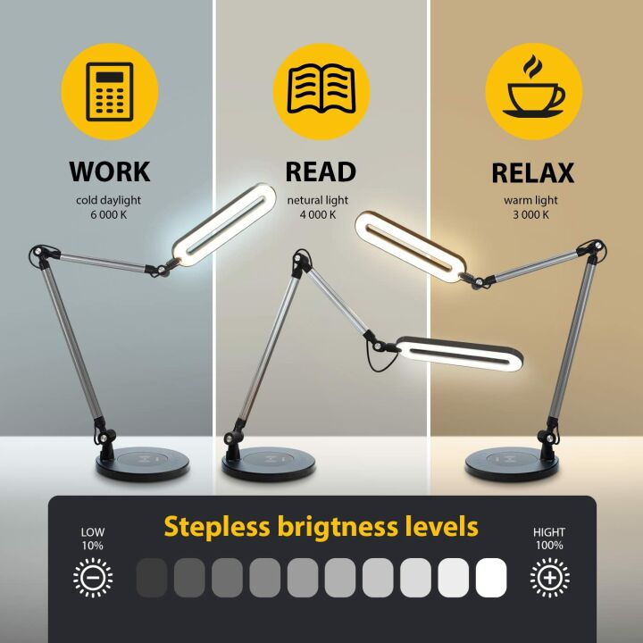 OTUS LED Desk Lamp with Adjustable Brightness
