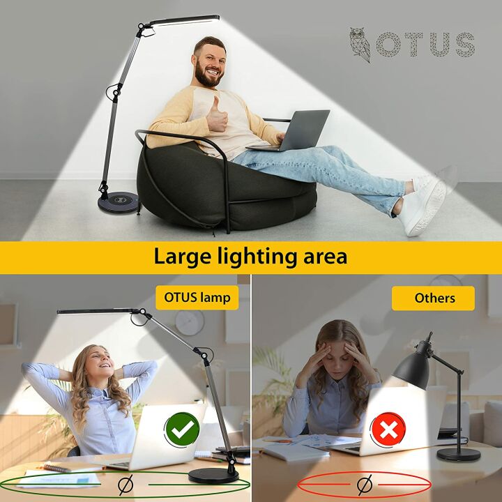 OTUS LED Desk Lamp with Adjustable Brightness