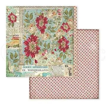 Stamperia Intl Scrapbooking Paper, Multi-Colored 10 Pack