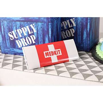 Game Party Supplies Chocolate Bar Labels and Wrappings