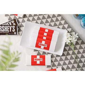 Game Party Supplies Chocolate Bar Labels and Wrappings