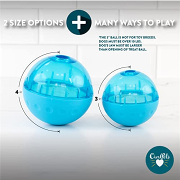 Our Pets Smarter Toys IQ Treat Ball for Dogs - 4"