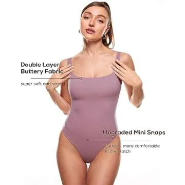 INLYRIC Inbarely Thong Bodysuit for Stylish Comfort