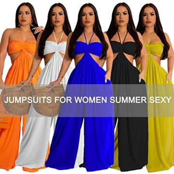 Stylish Bluewolfsea Women's Summer Jumpsuit with Pockets