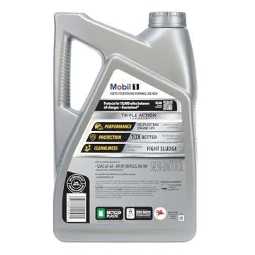 Mobil 1 Advanced Full Synthetic Motor Oil 5W-20, 5 Quart