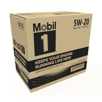 Mobil 1 Advanced Full Synthetic Motor Oil 5W-20, 5 Quart
