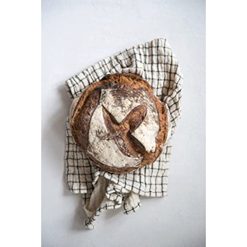 Creative Co-Op Blue & White Cotton Tea Towel Set for Stylish Kitchens