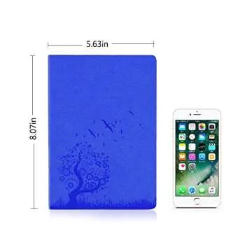 KEVXT A5 Size Writing Journal Notebook, PU Leather Colorful Journals, Daily Notepad Diary Cute Journal Travel Notebooks Wide Ruled for School Supplies, 64 Sheets/128 Pages, Pack of 4, Random Colors